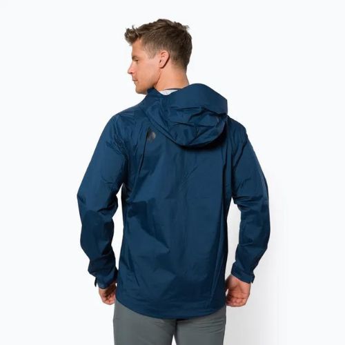 Куртка дощовик чоловіча Black Diamond Stormline Stretch indigo