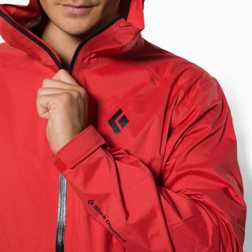 Куртка дощовик чоловіча Black Diamond Stormline Stretch carmine