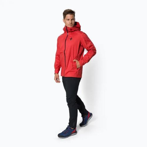 Куртка дощовик чоловіча Black Diamond Stormline Stretch carmine