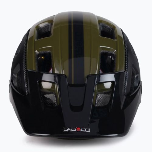 Шолом велосипедний CASCO MTBE 2 black/olive matt