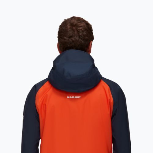 Кутка hardshell чоловіча Mammut Kento Light HS помаранчево-синя
