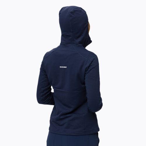 Кофта трекінгова жіноча Mammut Aconcagua Light Ml Hooded синя