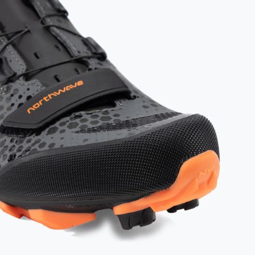Веловзуття MTB чоловіче Northwave Razer 2 графітно-помаранчеве 80222013