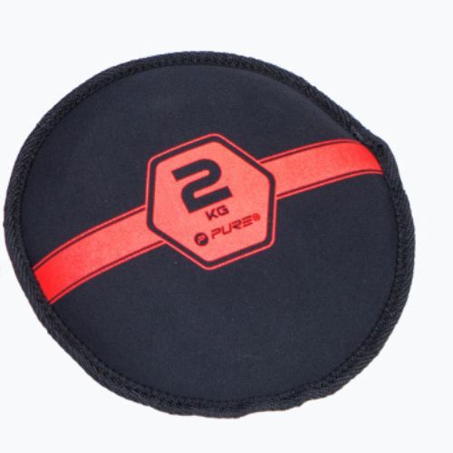 Мішок з піском 2 кг Pure2Improve Sandbell чорно-червоний P2I201210