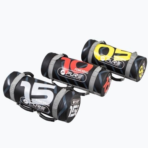 Мішок тренувальний 5 кг Pure2Improve Power Bag чорно-жовтий P2I201710