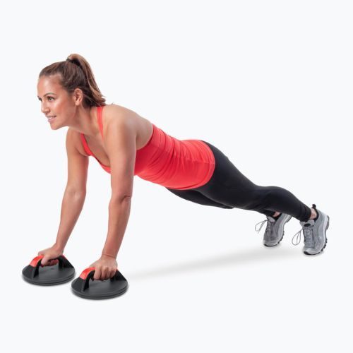 Ручки для віджимань Pure2Improve Push-up Pro Set червоно-чорні P2I202160