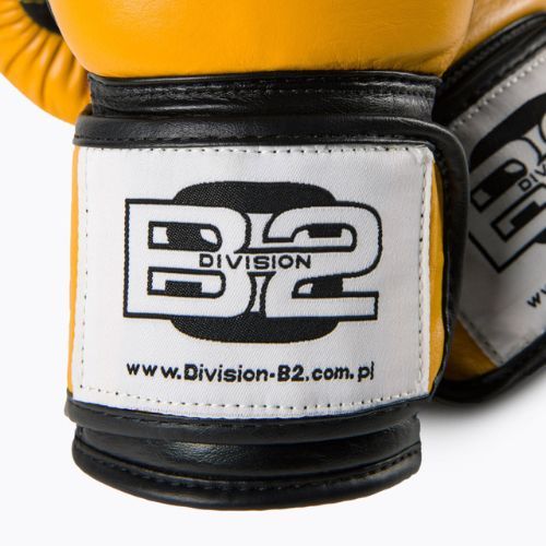 Рукавиці боксерські DIVISION B-2 DIV-SG01 yellow/black