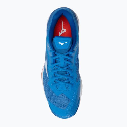 Взуття гандбольне Mizuno Wave Stealth V блакитні X1GA180024