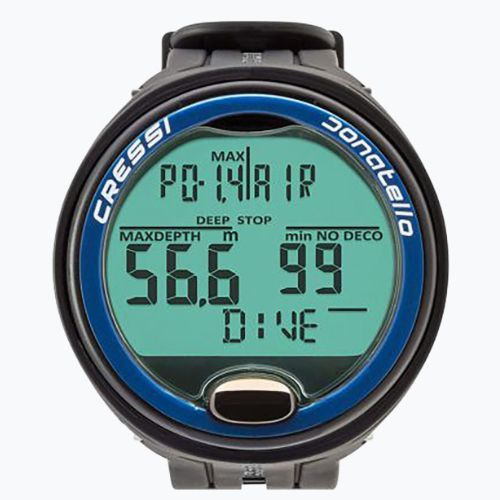 Комп'ютер для підводного плавання Cressi Donatello Diving black/blue