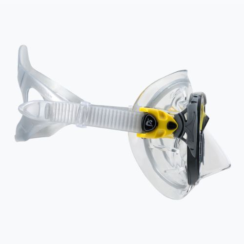 Маска для дайвінгу Cressi Big Eyes Evolution crystal/yellow