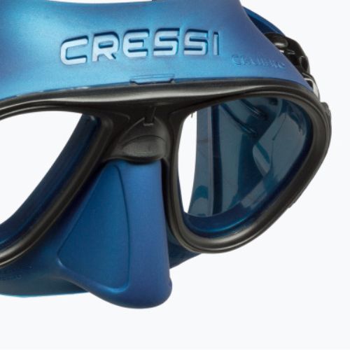 Маска для дайвінгу Cressi Calibro blue metal