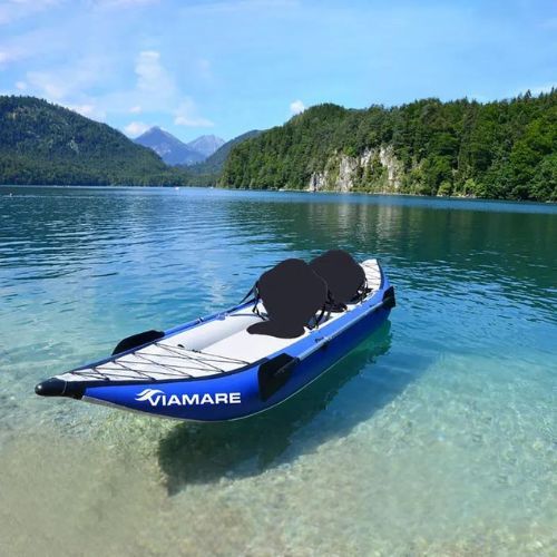 Байдарка для 2-х осіб Viamare 400 Sit On Top блакитний 1126163