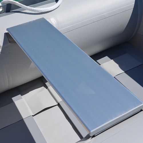 Човен надувний 2-місний Viamare 230 S Slat сіро-жовтий 1126148