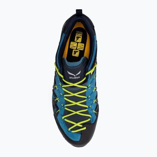 Кросівки  для трекінгу чоловічі Salewa Wildfire Edge блакитно-жовті 0000061346