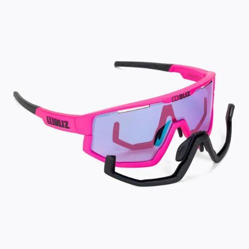 Окуляри велосипедні Bliz Fusion Nano Optics Nordic Light pink/begonia/violet blue multi
