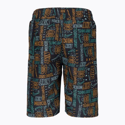 Шорти для плавання дитячі Nike Logo Mashup 8" Volley чорні NESSC791-001