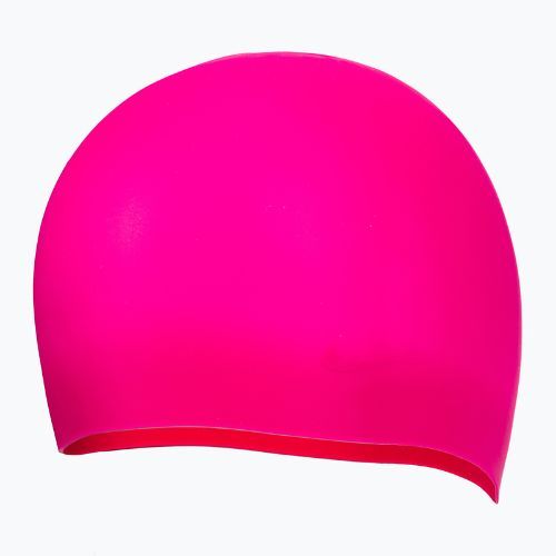 Шапочка для плавання Nike Silicone Long Hair рожева NESSA198-672