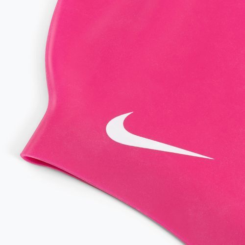 Шапочка для плавання Nike Solid Silicone рожева 93060-672