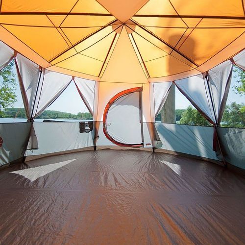 Намет кемпінговий для 8-ми осіб Coleman Cortes Octagon 8 orange