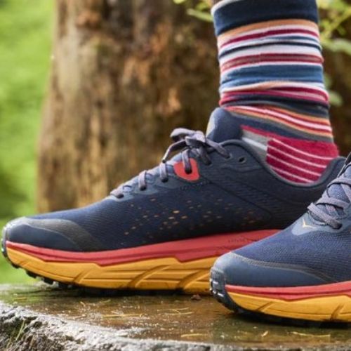 Кросівки для бігу чоловічі HOKA Challenger ATR 6 синьо-помаранчеві 1106510-OSRY