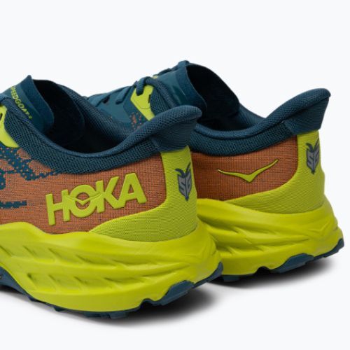 Кросівки для бігу чоловічі HOKA Speedgoat 5 блакитно-зелені 1123157-BCEP