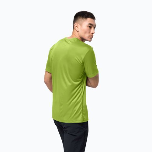 Футболка трекінгова чоловіча Jack Wolfskin Tech зелена 1807071_4073