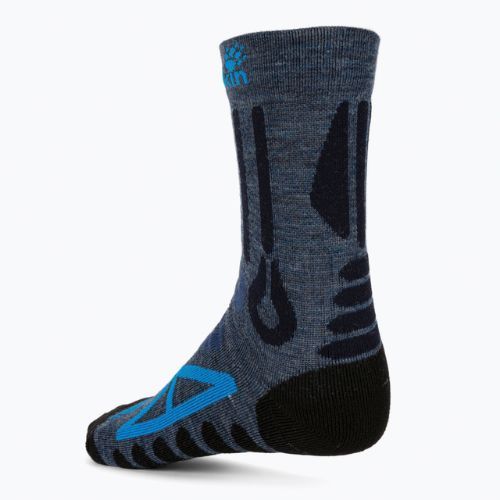 Шкарпетки для трекінгу Jack Wolfskin Trekking Pro Classic Cut блакитні 1904292_1010