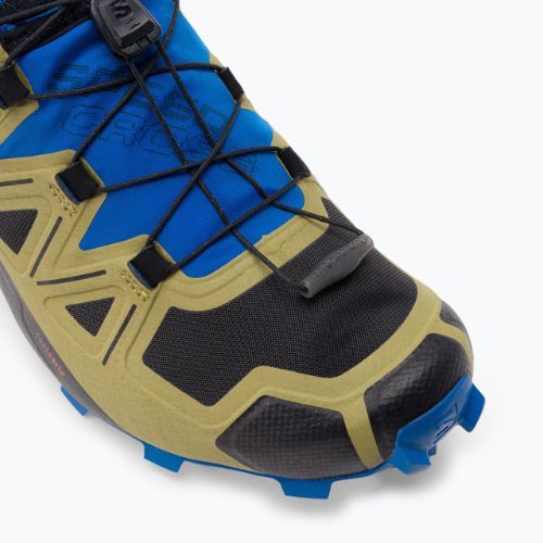 Кросівки для бігу чоловічі Salomon Speedcross 5 GTX black/green moss/skydiver