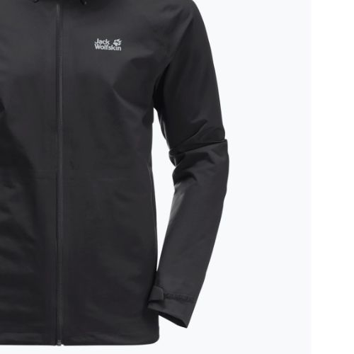 Куртка хардшел чоловіча Jack Wolfskin Highest Peak чорна 1115131_6000