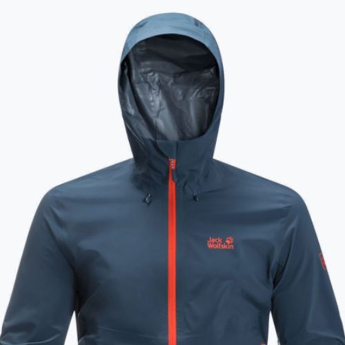 Куртка дощовик чоловіча Jack Wolfskin Highest Peak 2.5L синя 1114961_1383