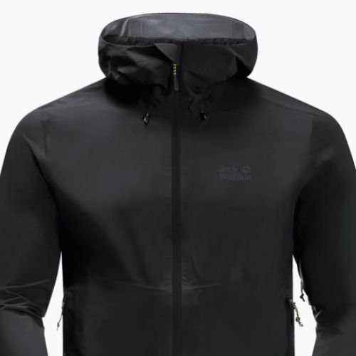 Куртка хардшел чоловіча Jack Wolfskin Highest Peak 2.5L чорна 1114961_6000