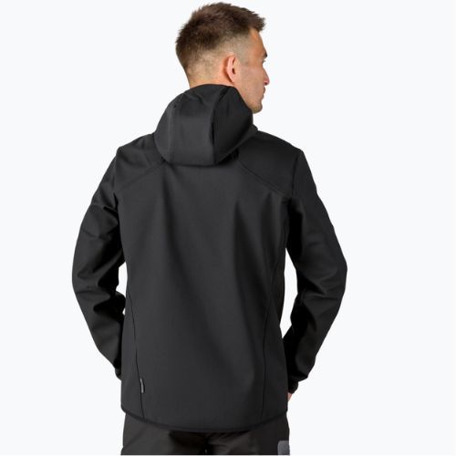Куртка софтшел чоловіча Jack Wolfskin Northern Point чорна 1304001_6000
