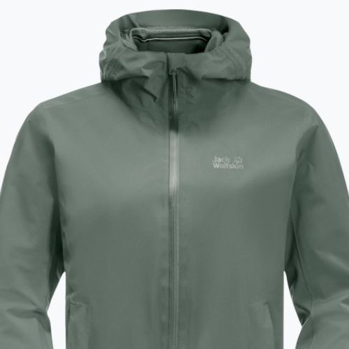 Куртка хардшел жіноча Jack Wolfskin Pack & Go Shell зелена 1111514_4311