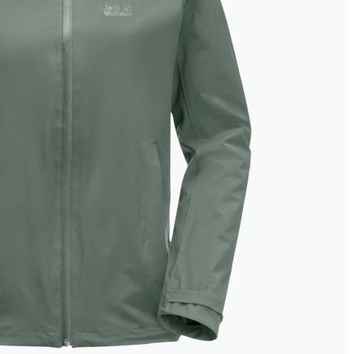 Куртка хардшел жіноча Jack Wolfskin Pack & Go Shell зелена 1111514_4311