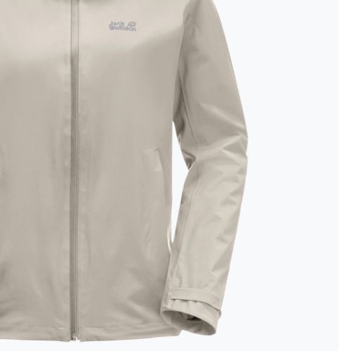 Куртка хардшел жіноча Jack Wolfskin Pack & Go Shell сіра 1111514_6260