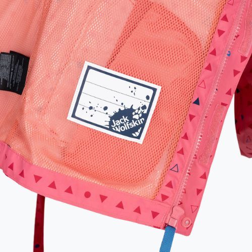 Курта дощовик дитяча Jack Wolfskin Tucan Dotted рожева 1608891_7669