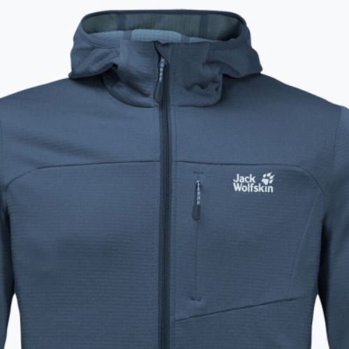 Флісова кофта чоловіча Jack Wolfskin Hydro Grid синя 1710001_1383