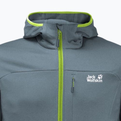 Флісова кофта чоловіча Jack Wolfskin Hydro Grid сіра 1710001_6098