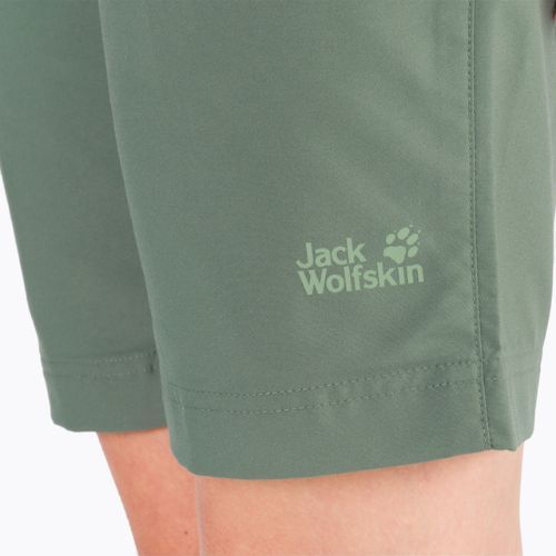 Шорти трекінгові жіночі Jack Wolfskin Activate Track зелені 1503703_4311