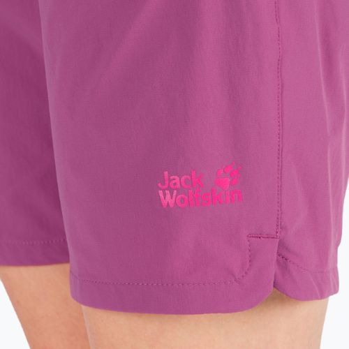 Шорти трекінгові жіночі Jack Wolfskin Hilltop Trail фіолетові 1505461_2094