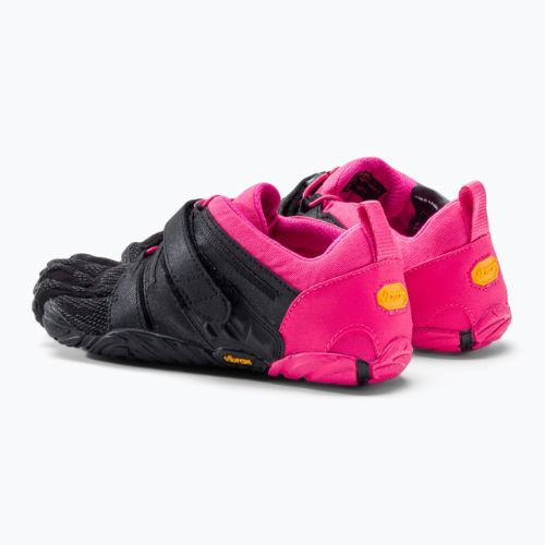 Кросівки тренувальні жіночі Vibram Fivefingers V-Train 2.0 чорно-рожеві 20W770336