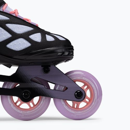 Роликові ковзани жіночі Playlife Lancer 84 чорно-фіолетові 880274
