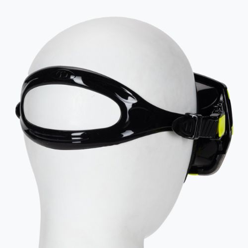 Маска для дайвінгу TUSA Freedom Hd Mask чорно-жовта M-1001