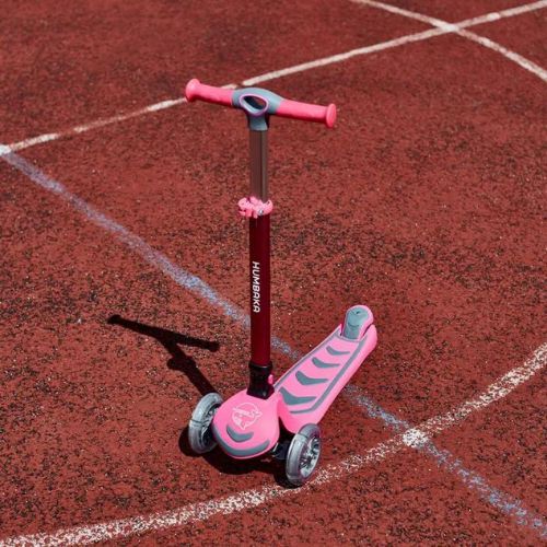 Самокат триколісний дитячий HUMBAKA Mini T рожевий HBK-S6T