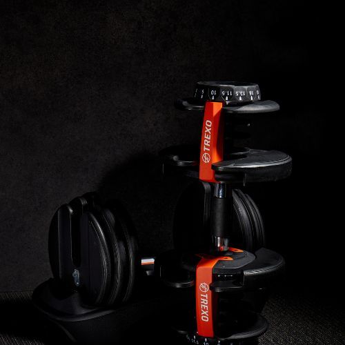 Гантель регульована XTREXO чорна ADT-24 24 кг