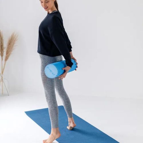 Ролик масажний XTREXO EVA блакитний MR-EV02N