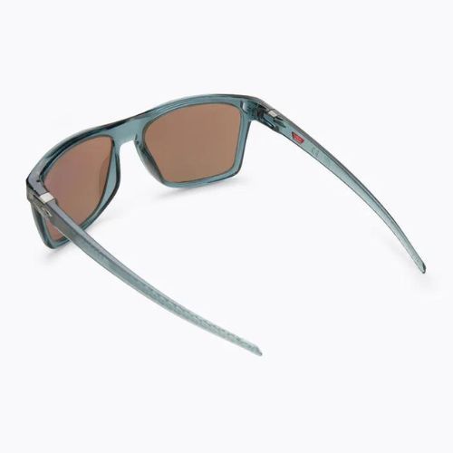 Окуляри сонячні Oakley Leffingwell crystal black/prizm deep water polarized 0OO9100