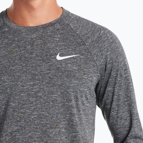 Лонгслів тренувальний чоловічий Nike Heather чорний NESSA590-001