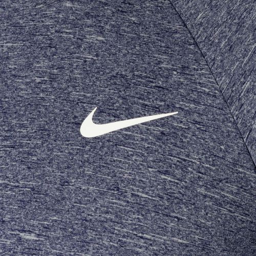 Лонгслів тренувальний чоловічий Nike Heather синій NESSA590-440