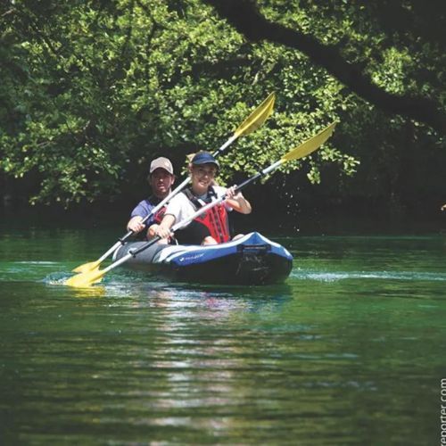 Байдарка надувна для 3-х осіб Sevylor Hudson блакитна 2000014708